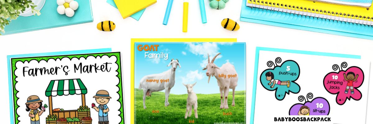 Spring activities & printables for preschoolers