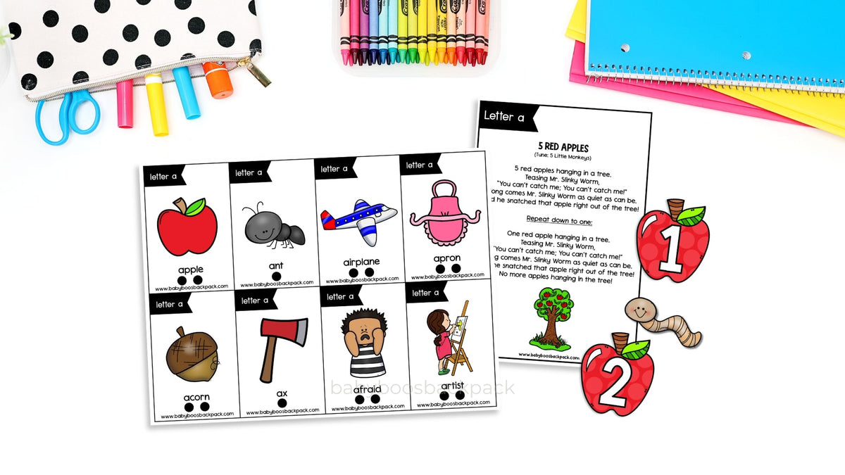 Early Literacy Resources & Printables | Baby Boo's Backpack