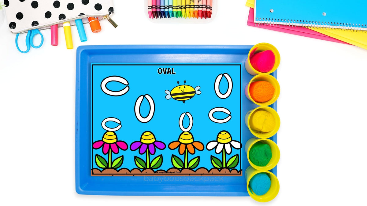 Playdough mat sets for preschoolers