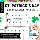 St. Patrick's Day Line & Shape Tracing | Line & Shape Tracing Mats and Worksheets