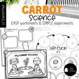 Carrot Science | Activities, Experiments & Science Center Printables