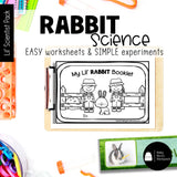 Rabbit Science | Activities, Experiments & Science Center Printables
