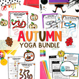 Autumn Yoga Bundle | 5 Yoga Lessons with Yoga Cards, Stories & Games