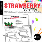 Strawberry Science | Activities, Experiments & Science Center Printables
