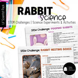 Rabbit Science | Activities, Experiments & Science Center Printables