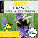 Busy the Bumblebee Yoga | Bumblebee Yoga Lesson & Yoga Games