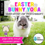 Easter Bunny Yoga Lesson & Yoga Cards | Easter Games | Calming Strategies