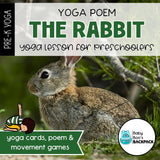 Rabbit Yoga Poem & Printable Yoga Cards | Yoga Games