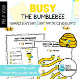 Busy the Bumblebee Yoga | Bumblebee Yoga Lesson & Yoga Games