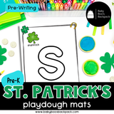Pre-K St. Patrick's Day Playdough Mats
