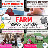 Farm Yoga Bundle | Farm Animal Yoga Stories, Yoga Cards & Yoga Games