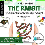 Rabbit Yoga Poem & Printable Yoga Cards | Yoga Games