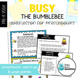 Busy the Bumblebee Yoga | Bumblebee Yoga Lesson & Yoga Games