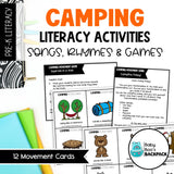 Camping Circle Time Activities & Visuals | Camping Songs, Fingerplays & Literacy Games