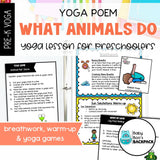 Animal Yoga Poem & Yoga Cards | Animal Yoga Poses