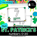 Pre-K St. Patrick's Day Playdough Mats
