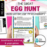 Easter Yoga Lesson & Yoga Cards: The Great Egg Hunt