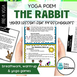 Rabbit Yoga Poem & Printable Yoga Cards | Yoga Games