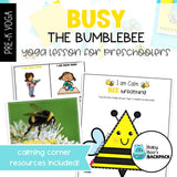 Busy the Bumblebee Yoga | Bumblebee Yoga Lesson & Yoga Games