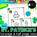Pre-K St. Patrick's Day Playdough Mats