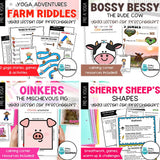 Farm Yoga Bundle | Farm Animal Yoga Stories, Yoga Cards & Yoga Games
