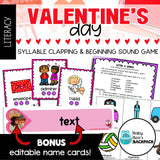 Valentine's Day Circle Time | Valentine's Day Songs & Literacy Games