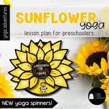 Sunflower Yoga Lesson | Sunflower Yoga Cards, Story & Games