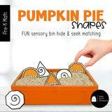 Pumpkin Pie Shapes | Shape Recognition Sorting Mats, Games & Coloring Sheets