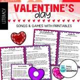Valentine's Day Circle Time | Valentine's Day Songs & Literacy Games