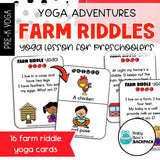Farm Riddles Yoga Lesson | Farm Yoga Stories, Games & Cards