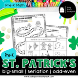 No-Prep St. Patrick's Day Math Worksheets