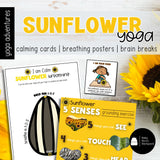 Sunflower Yoga Lesson | Sunflower Yoga Cards, Story & Games