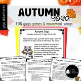 Autumn Yoga A to Z | Fall Yoga Cards, Story & Games