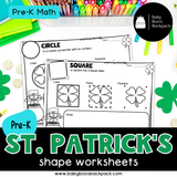 No-Prep St. Patrick's Day Math Worksheets