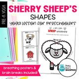 Sherry Sheep's Shapes Mini Yoga Lesson | Farm Yoga Story, Cards & Games