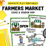 Farmers Market Dramatic Play Printables | Labels, Signs & Props