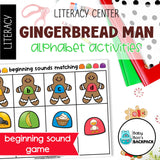 Gingerbread Literacy Center | Gingerbread Alphabet Activities
