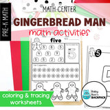 Gingerbread Math Center | Gingerbread Math Activities