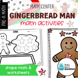 Gingerbread Math Center | Gingerbread Math Activities