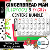 The Ultimate Gingerbread Bundle: Literacy & Math Centers