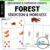 Forest Measurement & Comparison Math Set | Sorting Mats & Non-Standard Measuring Cards