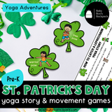 St. Patrick's Day Yoga Story & Yoga Cards | Circle Time Movement Games