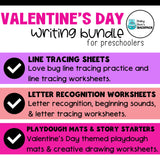 Valentine's Day Writing Bundle by Baby Boo's Backpack