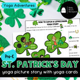 St. Patrick's Day Yoga Story & Yoga Cards | Circle Time Movement Games