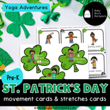 St. Patrick's Day Yoga Story & Yoga Cards | Circle Time Movement Games