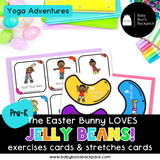 Easter Yoga Lesson: The Easter Bunny LOVES Jelly Beans!