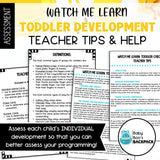 Preschool Assessment Checklist | Toddler Developmental Checklist | BONUS Flashcards