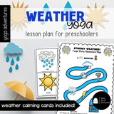 Weather Yoga Story & Yoga Cards | Brain Break Activities | Calming Strategies