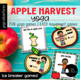 Apple Harvest Yoga Story & Apple Yoga Cards | Ice Breaker Games