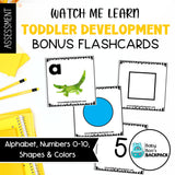 Preschool Assessment Checklist | Toddler Developmental Checklist | BONUS Flashcards